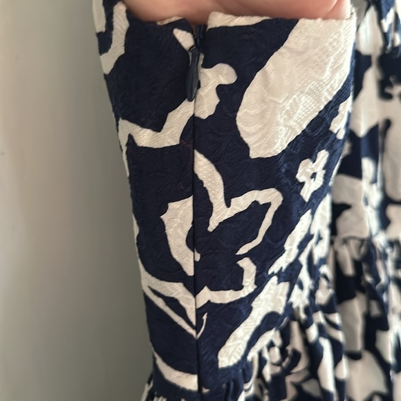 NWT Kate Spade Tanner Dress Navy/White - Picture 5 of 8